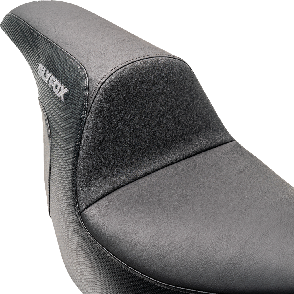 Lowrider Drifter Seat - Gray Logo - Smooth Vinyl - Carbon Fiber - FXLR/FLSB '18-'24