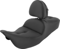 Pillow-Top Roadsofa™ Seat - with Backrest - Black - FLH/FLT '08-'24