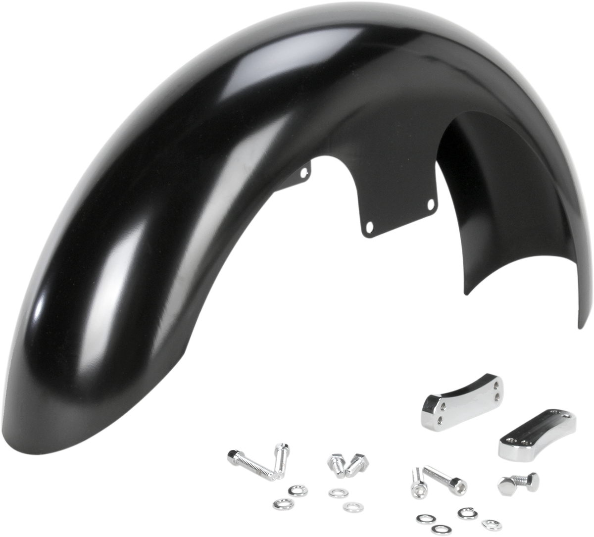 Slicer Front Fender Kit - Black - 19" Wheel - HD Dyna/Softail