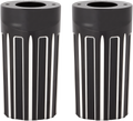 Fork Boot Covers - Black Anodized - 10-Gauge - FLHT