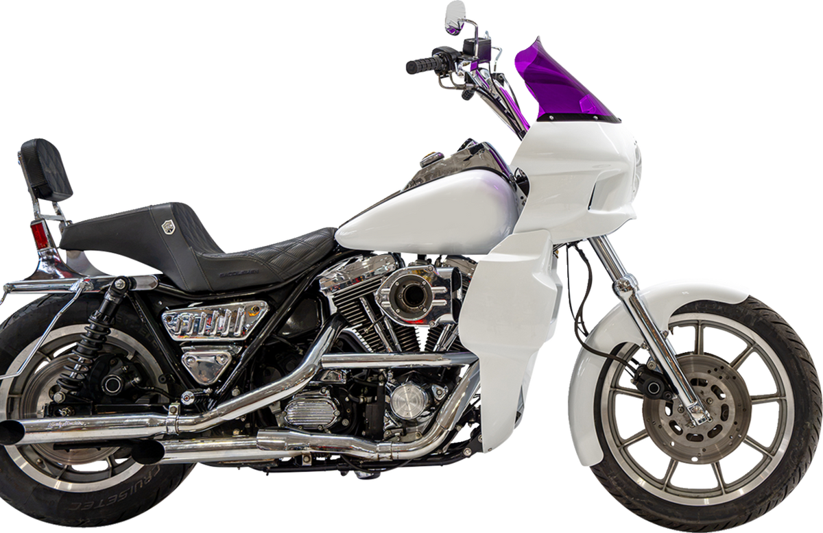Kolor Flare® Windshield - 12-1/2" - Purple - Saddlemen S-RT Fairing