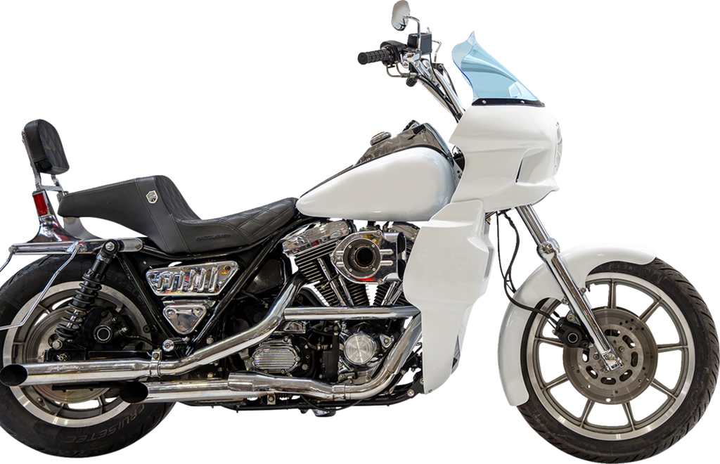 Ice Flare® Windshield - 12-1/2" - Blue Ice - Saddlemen S-RT Fairing