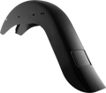 Benchmark Rear Fender - Vicla - Frenched - Black - HD Softail '99-'17