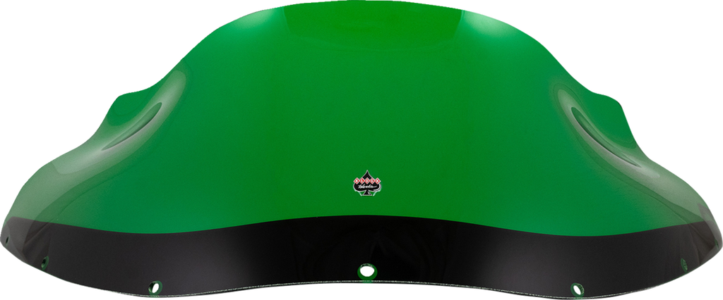 Kolor Flare® Windshield - 9" - Green - FXRP
