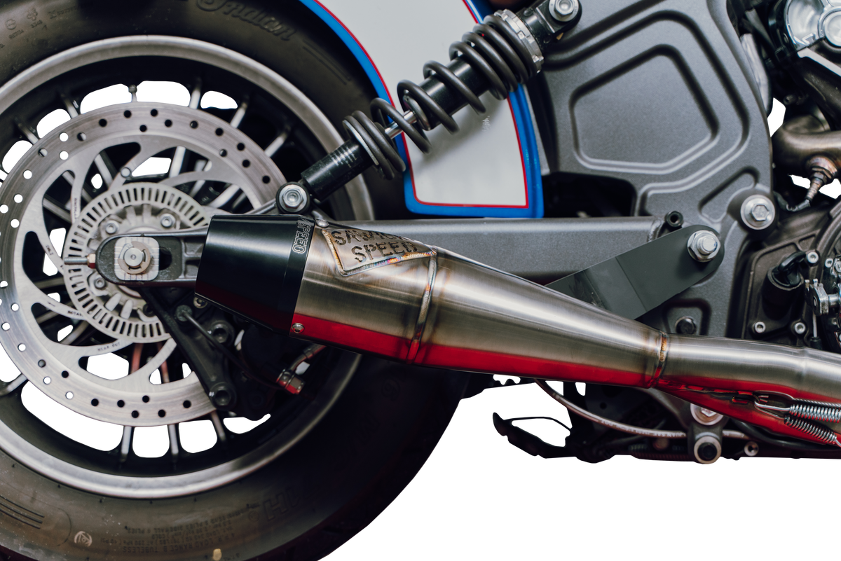 Sawicki Indian Scout Long Exhaust