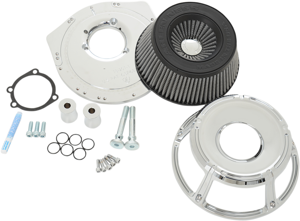 Inverted Series Air Cleaner Kit - Chrome