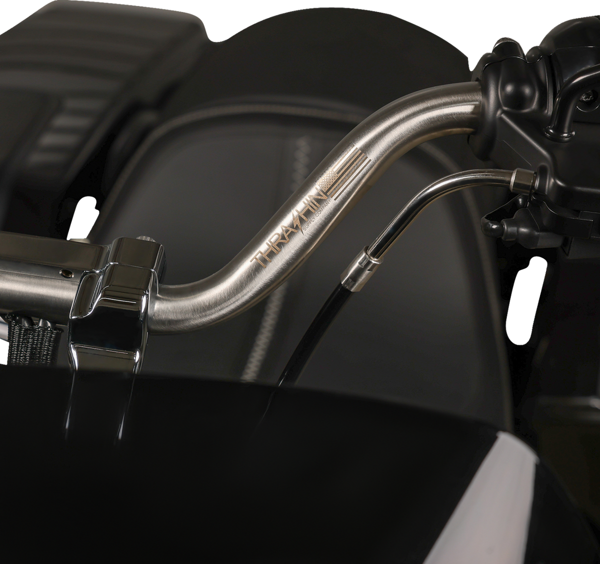 1" Handlebar - High Bend - Stainless Steel