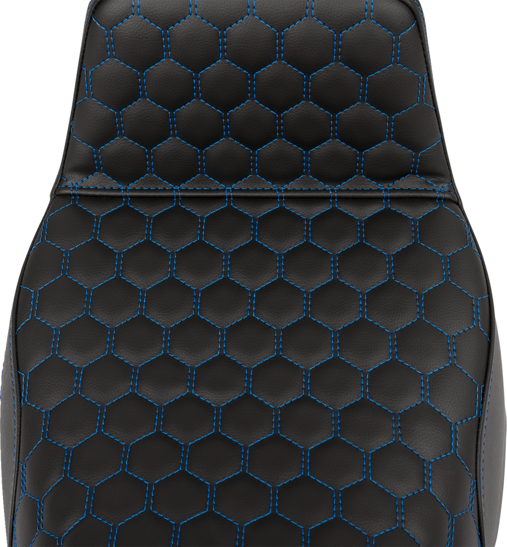 Step-Up Seat - Honeycomb - Extended Reach - Blue Stitching - FL '08-'23