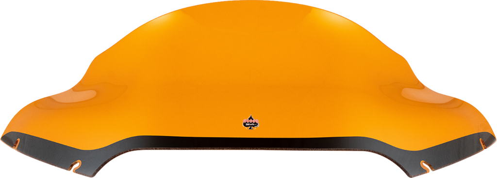 Kolor Flare® Windshield - 9" - Orange - '15-'25 FLTR