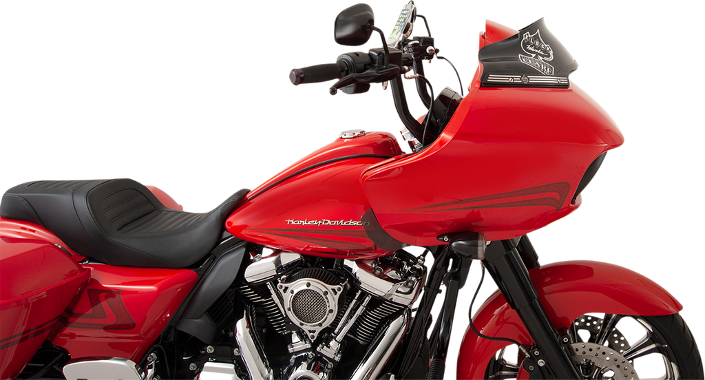 Sport Flare® Windshield - 6" - Black - '15-'25 FLTR