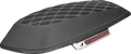Saddlebag Lid Covers - Lattice - Carbon Fiber - White Stitch - FLH/FLT '14-'24