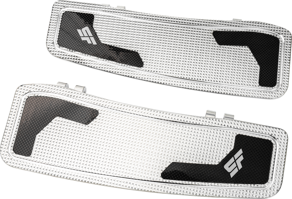 Driver Floorboards - Black Polished - Touring