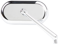 Mirror - Side View - Oval - Chrome - Right