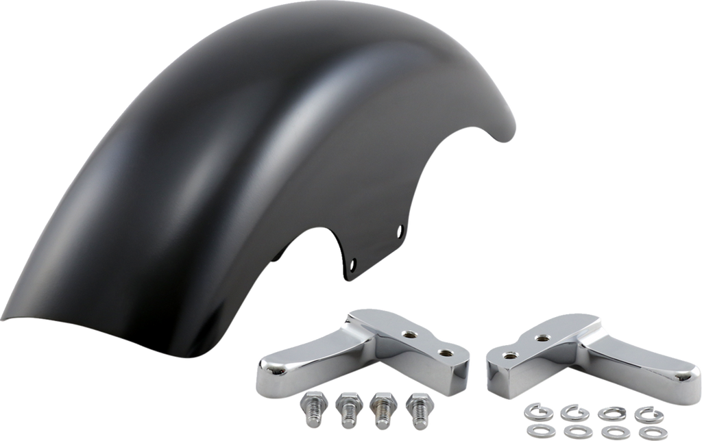 Top-Hat Front Fender - Black - 19" - HD Dyna/Softail