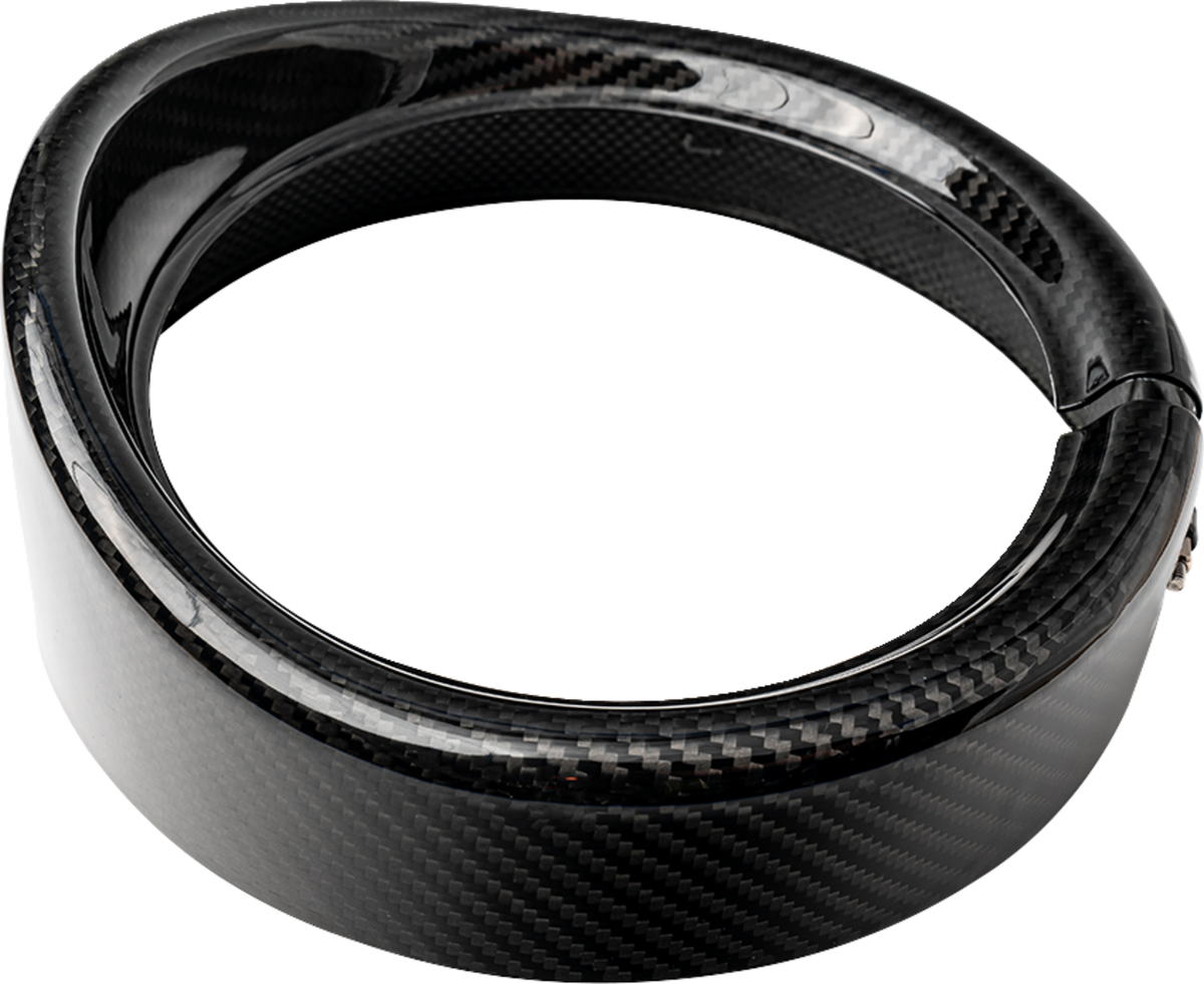 Headlight Trim w/ Visor - 7" - Gloss