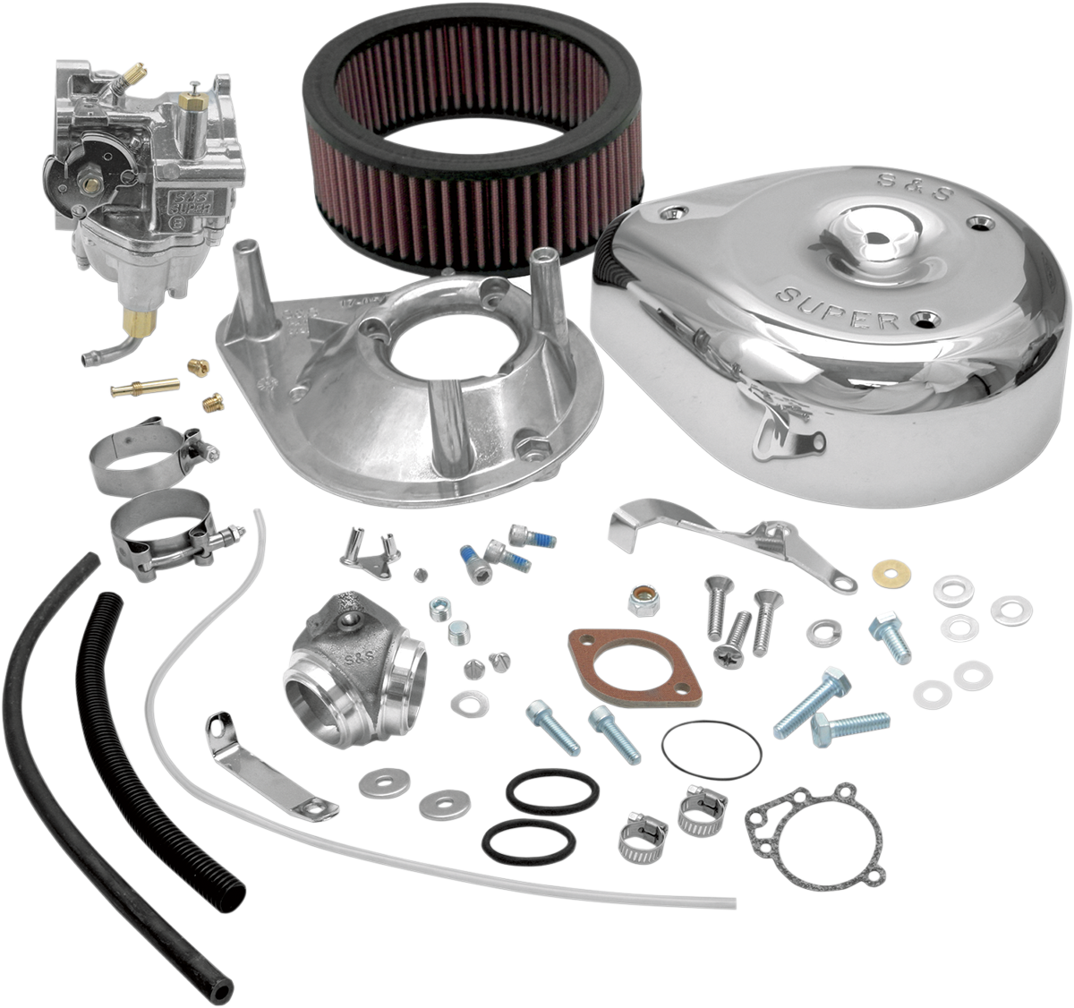 Super E Carburetor Kit with Manifold - Shovelhead