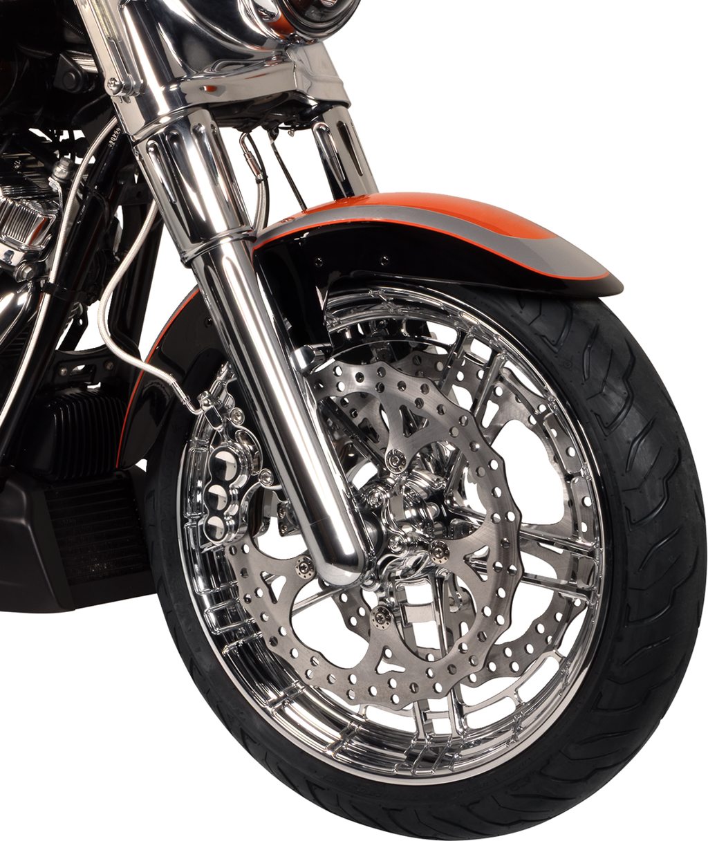 Fork Boot Covers - Chrome - Deep Cut - FL