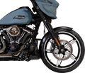 Henry Front Fender - Black - 21" Wheel - HD Touring
