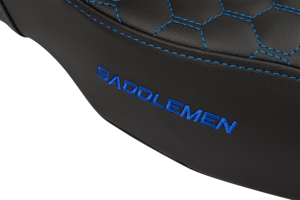 Step-Up Seat - Honeycomb - Extended Reach - Blue Stitching - FL '08-'23