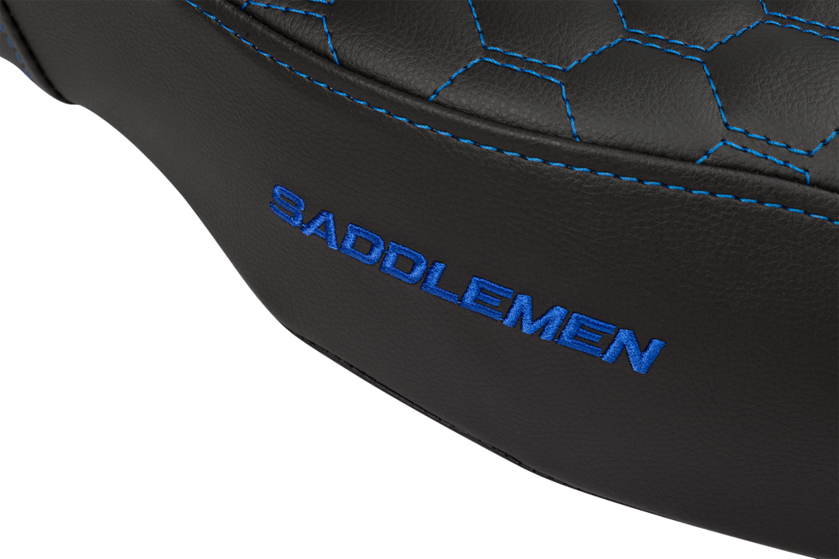 Step-Up Seat - Honeycomb - Extended Reach - Blue Stitching - FL '08-'23