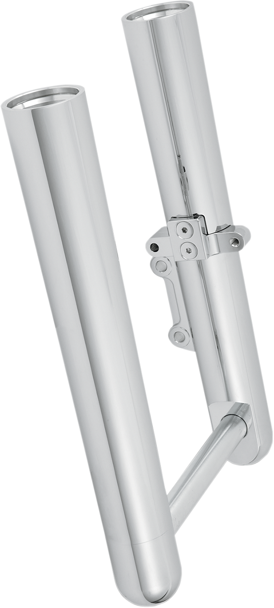 Fork Legs - Chrome - Hot Legs - Custom Single Disc - Smooth - '07-'17 FLST