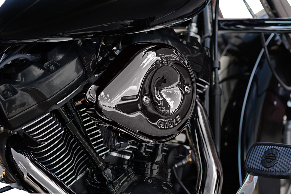 Stealth Teardrop Air Cleaner - M8 - Lava Chrome