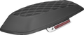 Saddlebag Lid Covers - Lattice - Carbon Fiber - Silver Stitch - FLH/FLT '14-'24