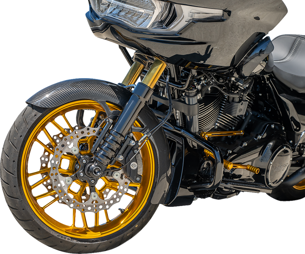 Carbon Fiber Front Fender - Wrapper - 19" - HD Touring '99-'13