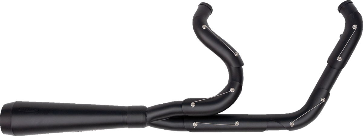 2-into-1 Assault Exhaust System - Full Black on Black