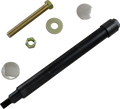 Axle Kit - Flush Mount - Front - Black w/Polished End Caps