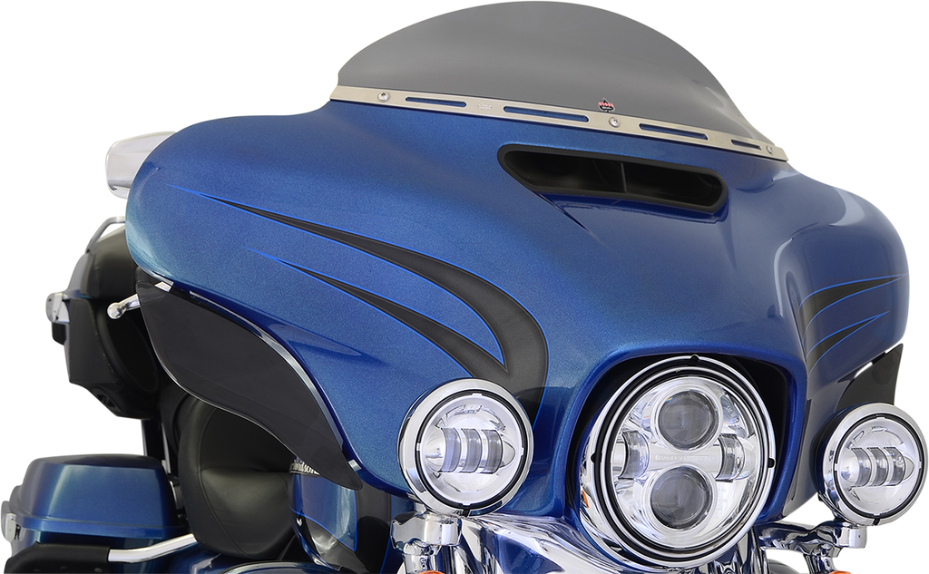 Flare® Windshield - 5" - Dark Smoke - '14-'25 FLH
