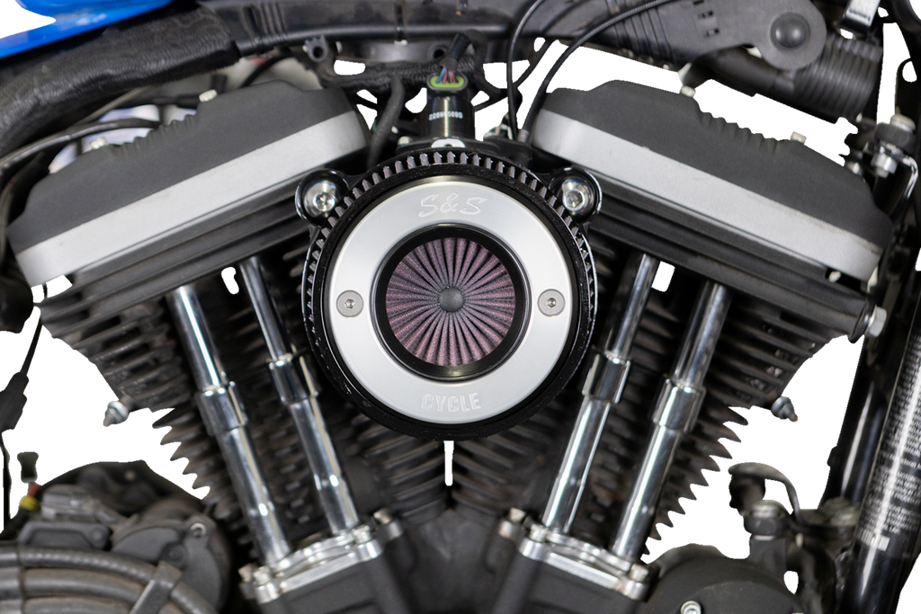 Air Stinger Stealth Air Cleaner Kit - Black Chrome Ring