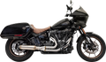 2-into-1 Stainless Exhaust System with 4" Super Bike Muffler