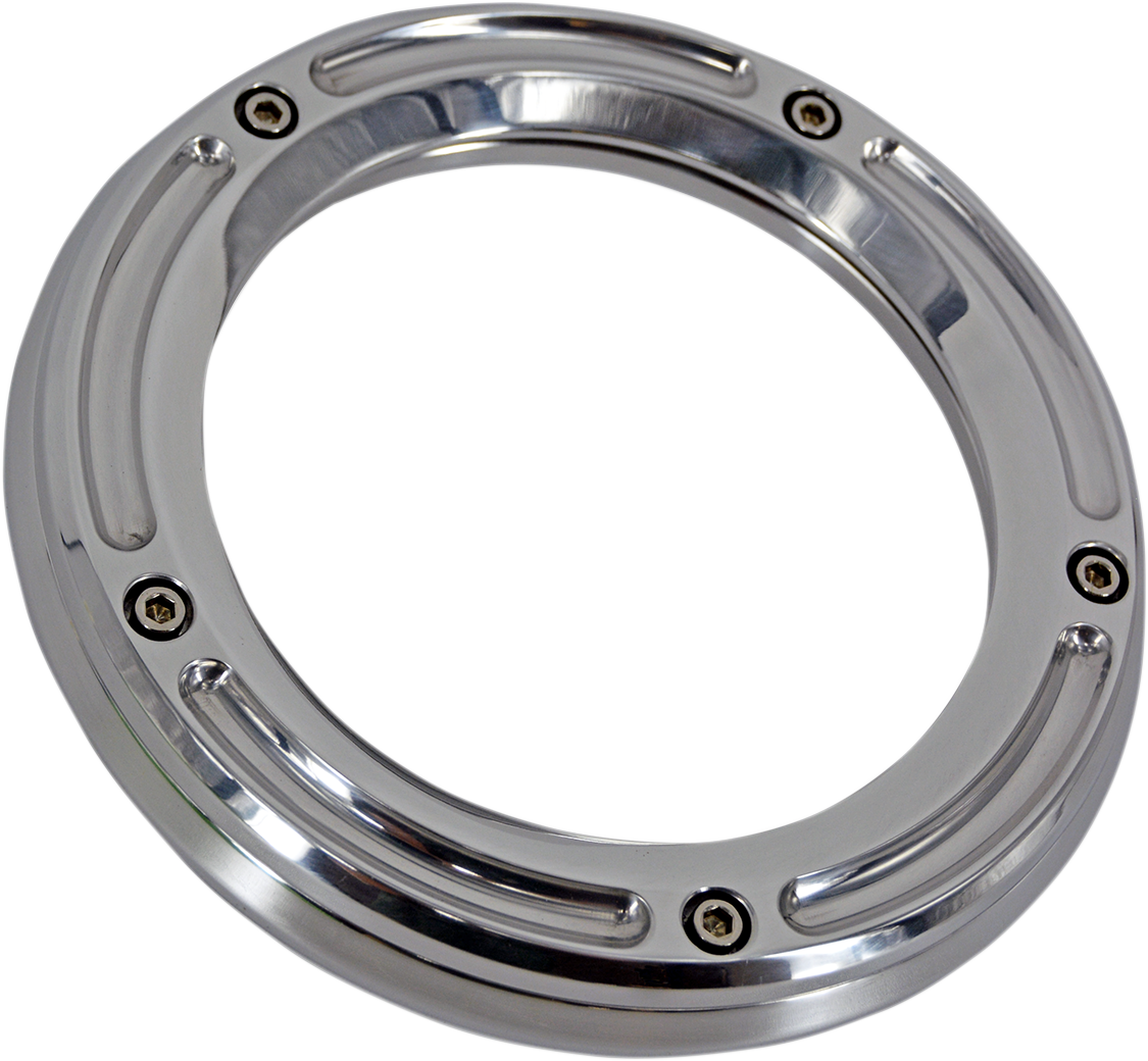 Assault Derby Cover with Window- Chrome - Touring/Trike