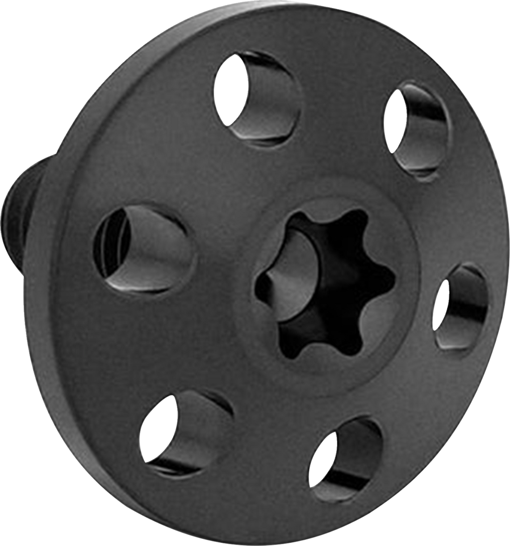 Titanium Holeshot Seat Bolts - Black - 1/4"-20