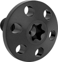 Titanium Holeshot Seat Bolts - Black - 1/4"-20