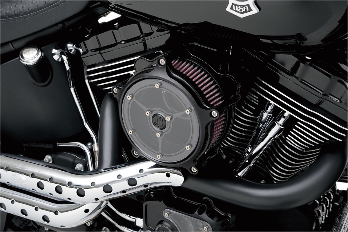 Super Stock™ Stealth Air Cleaner Kit - Black