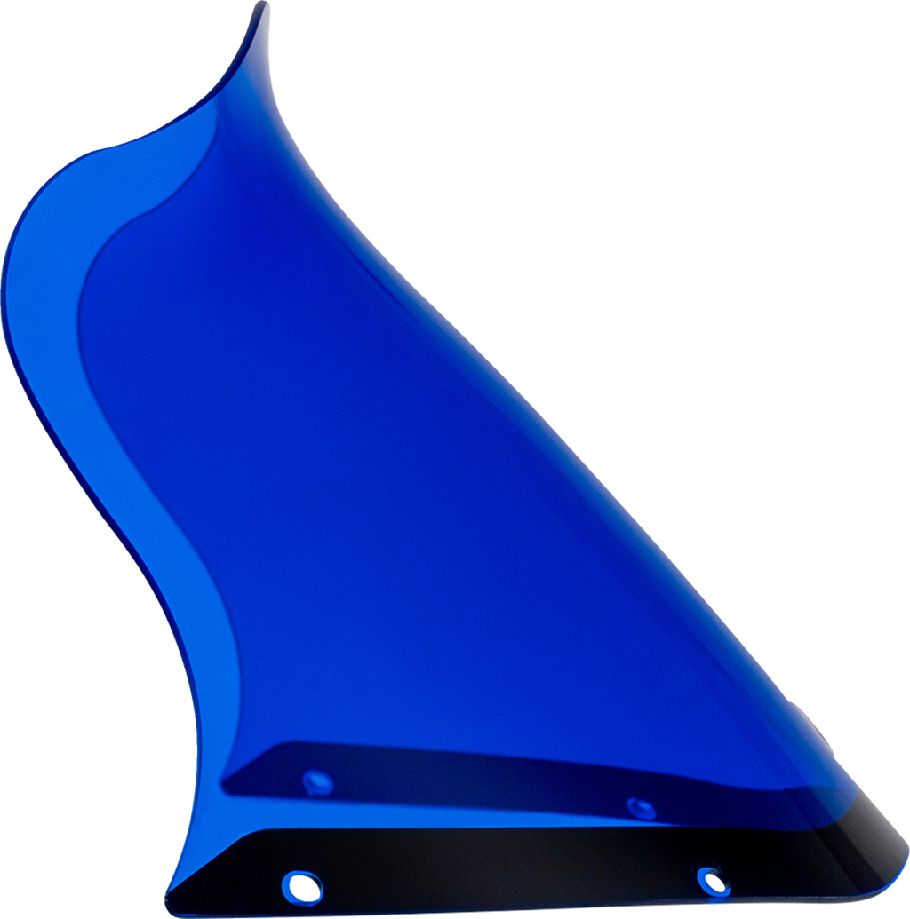 Kolor Flare® Windshield - 12-1/2" - Blue - Saddlemen S-RT Fairing