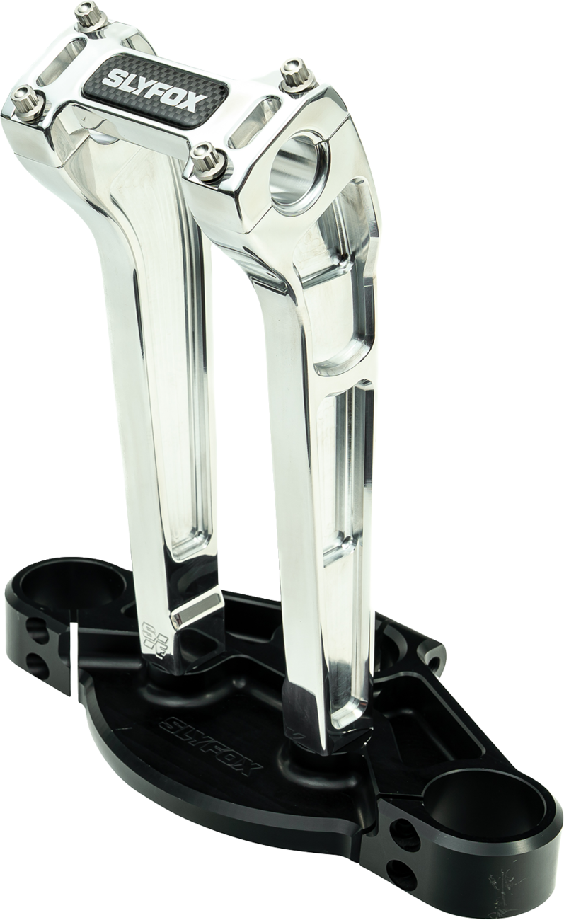 Handlebar Riser Kit - Pullback - 1" Clamping - 10" Rise - Raw