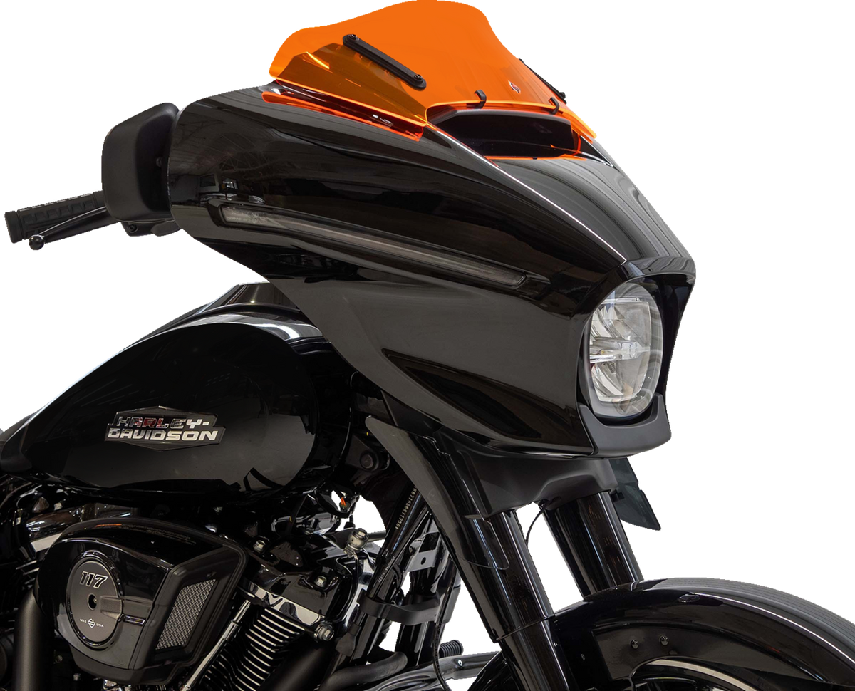 Ice Flare® Windshield - 6-1/2" - Orange Ice - FLHX/FLHLT