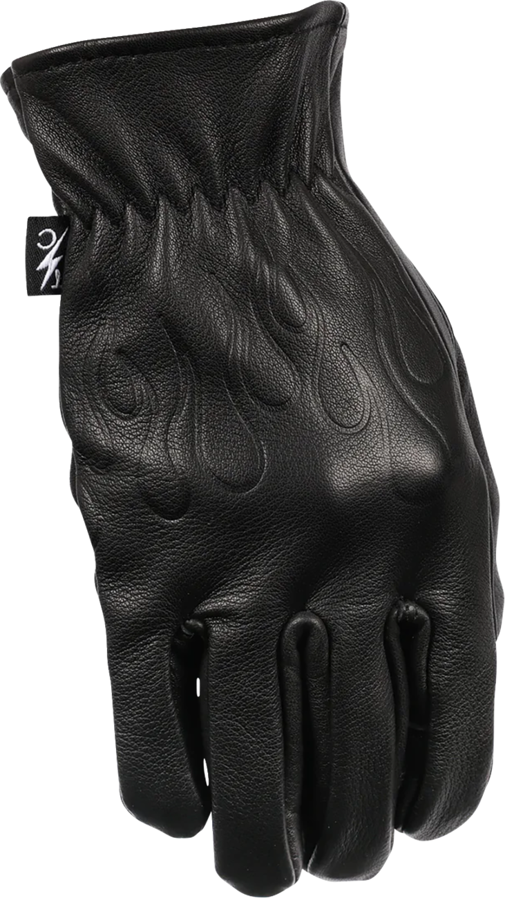 Roper Leather Gloves - Black - 2XL