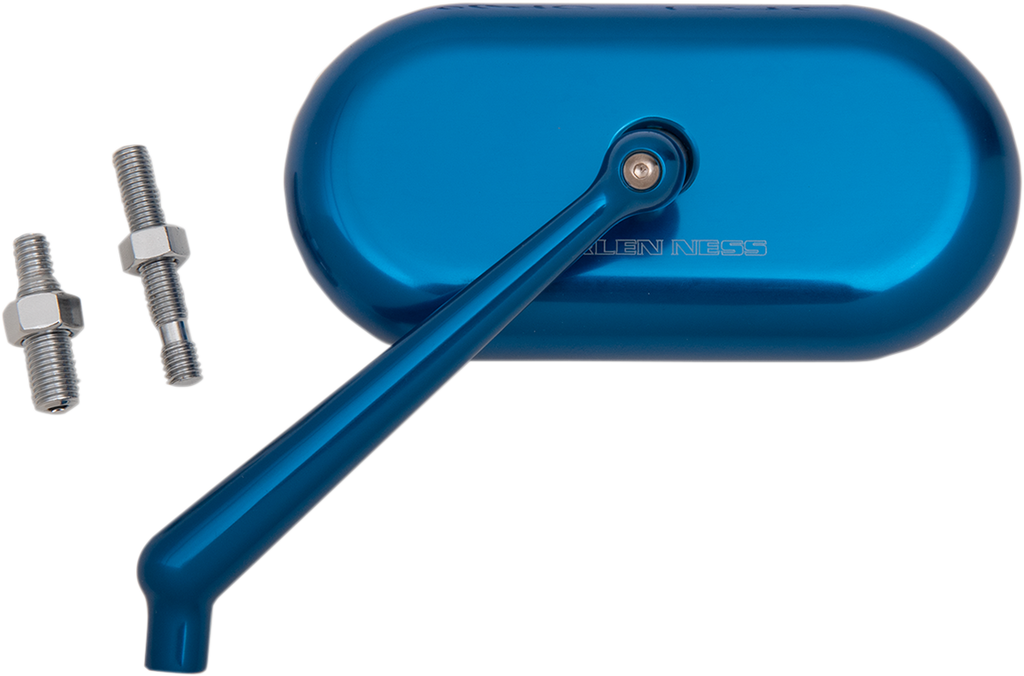 Mirror - Side View - Oval - Blue - Left