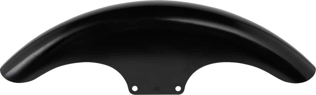 Top-Hat Front Fender - Black - 19" - HD Dyna/Softail