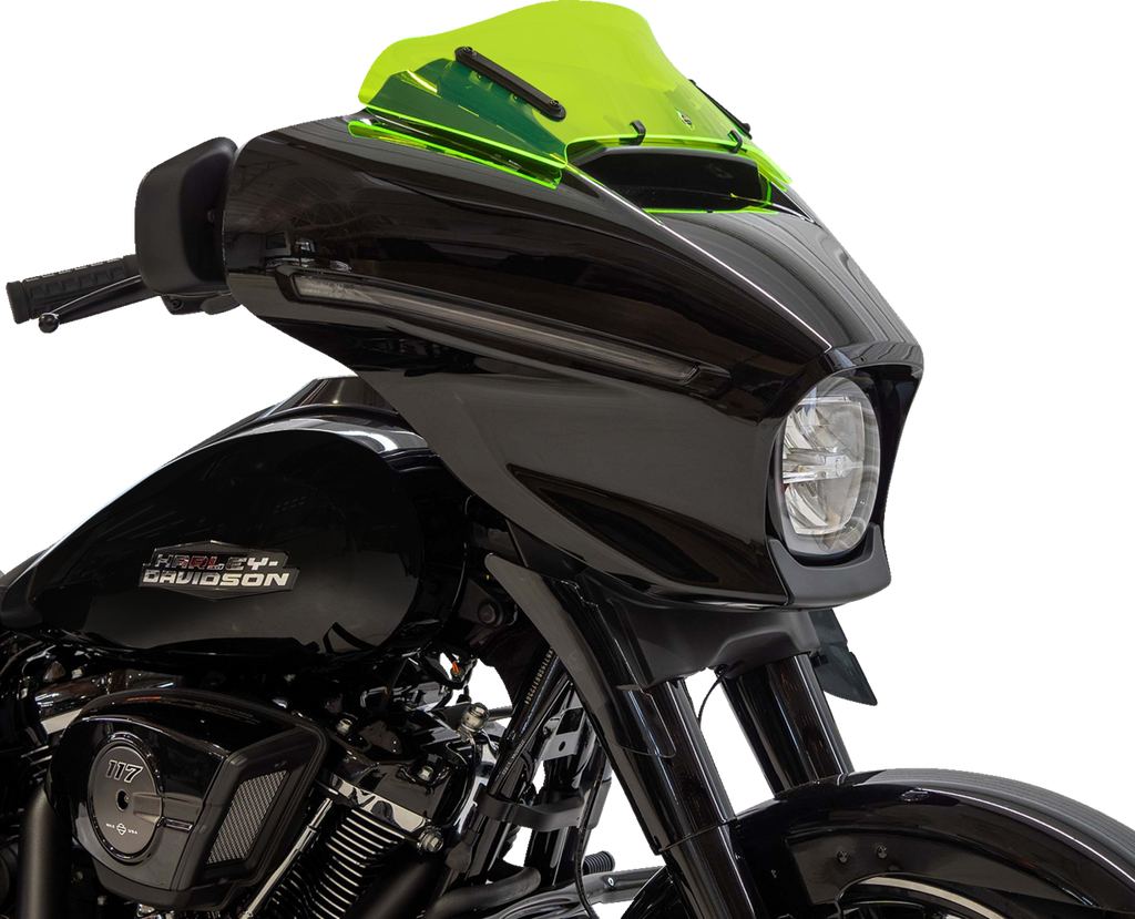 Ice Flare® Windshield - 6-1/2" - Green Ice - '23-'26 FLHX/FLHLT