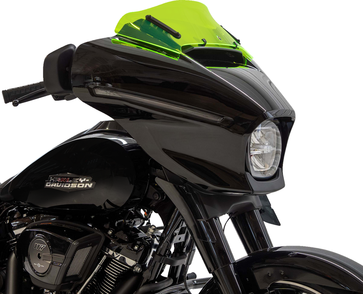 Ice Flare® Windshield - 6-1/2" - Green Ice - '23-'26 FLHX/FLHLT