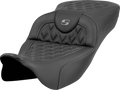 Roadsofa™ Extended Reach Seat - Lattice Stitch - Gray Stitch - without Backrest - FL '08-'23
