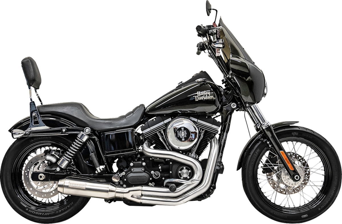 2-into-1 Mid-Length Super Bike Exhaust System - Stainless St