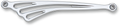 Shift Rod - Deep Cut - Flat - Chrome