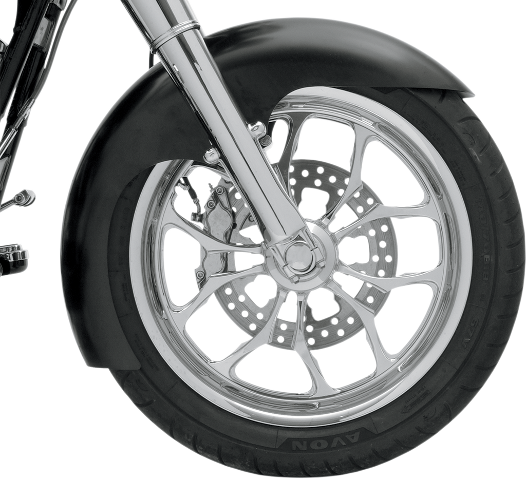 Level Front Fender - Black - 16"-19" Wheel - HD Touring/Trike