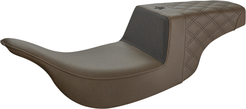 Unknown Industries Seat - Front Carbon Fiber/Black Gripper Lumbar/Rear Lattice Stitch - FL